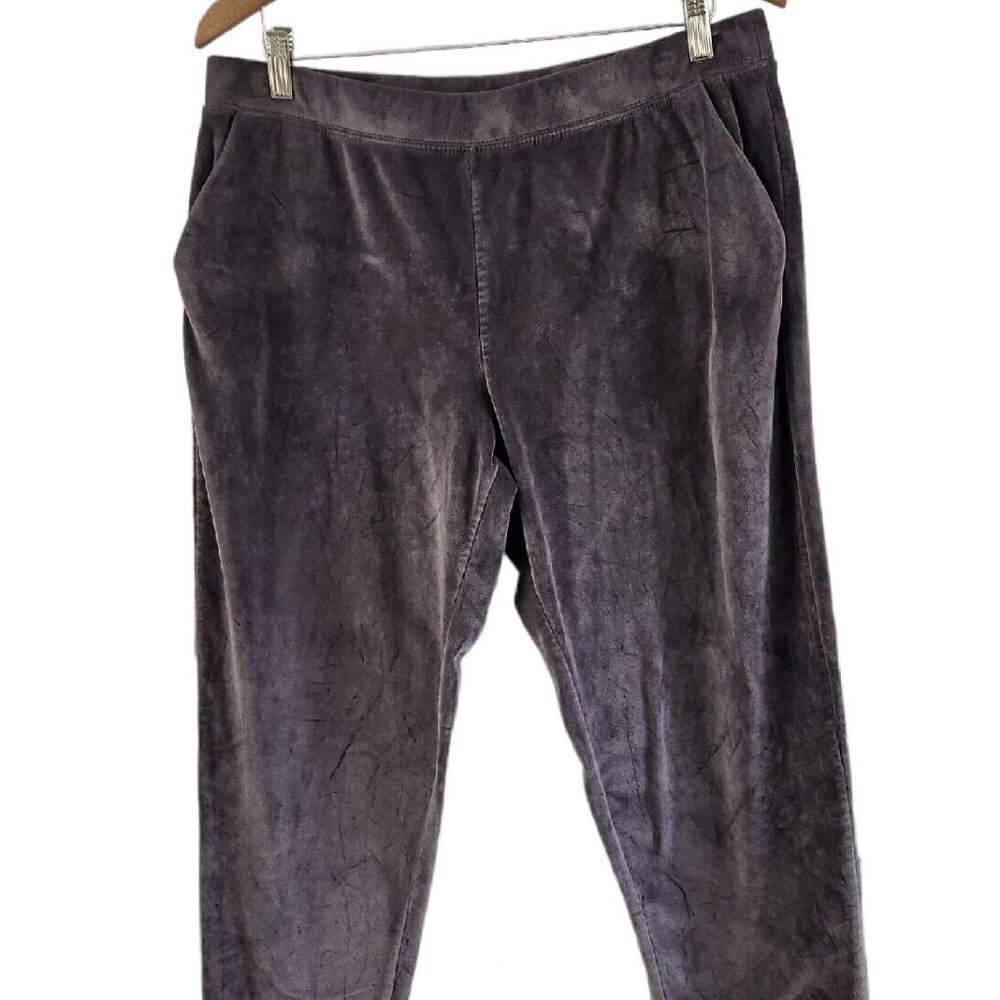 House Of Harlow 1960 Gray Velour Lounge Pant Sweat Pull On Comfort Size XL